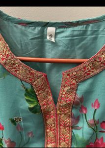Floral Print Kurta
