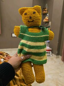 Knitted Teddy Bear Toy