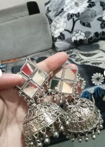 Oxidised jhumka