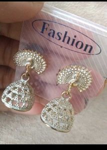 Peacock Jhumka Earrings