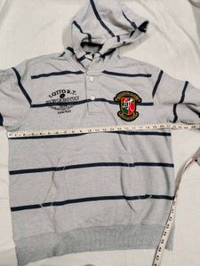 Lotto Striped Pullover Hoodie