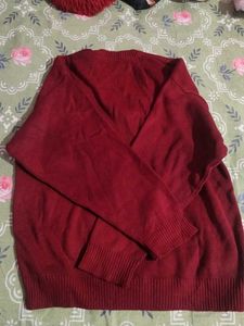 School Sweater Marron Colour Xxl
