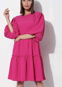Newme Pink Midi Dress From Pluss