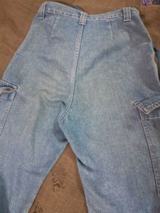 Vintage Blue Cargo Pants