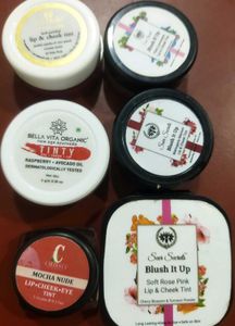 Lip And Cheek Tint Combo Of 6