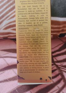 Pilgrim 24k Gold Beauty Oil