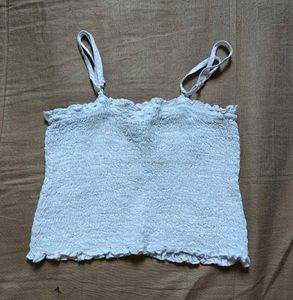 White Crop Top