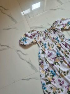 Floral Off-Shoulder Dress
