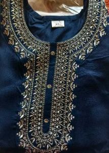 Sea green Kurti Set For Women
