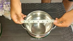 Dinner Stainless Steel Vessels Set Of 3