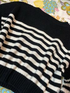 Striped Knit Sweater