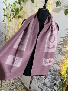 LV pink scarf light for semi winter
