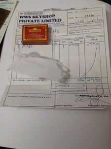 New Unused Ek Mukhi Rudraksha Pendant+free Chain