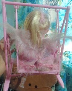 Cute Baby Girl Angel Doll - In Baby Pink