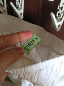 Casual White Cargo Pants