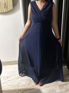 Navy Blue Maxi Dress