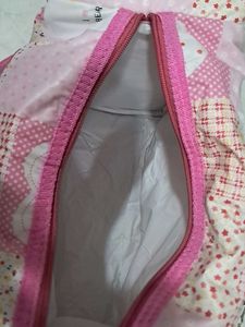 Pink Quilted Tote Bag For Baby