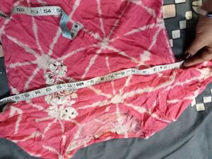 Beautiful Tie &amp; Die Top In S Size For Girls