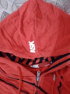 Red Ask Enquired Hoodie