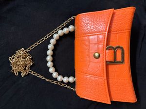Balenciaga Orange Bag