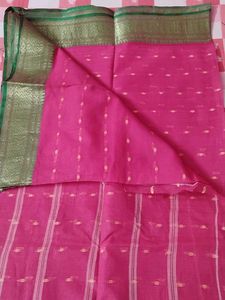 Elegant Pink Ethnic Saree
