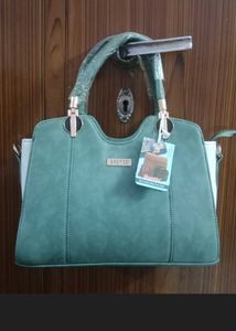 New Stylish Green Satchel Handbag