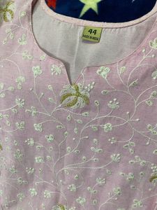 Embroidery Cotton Kurta XXL