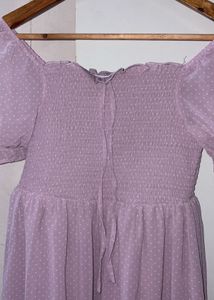 Summer polka dot dress