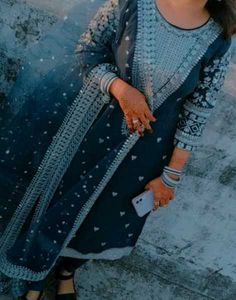Blue Pakistani Dress