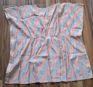 Printed Kaftan Kurta