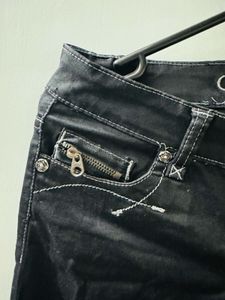 Embellished Black Jeans