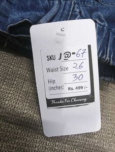 J@67 Size-26 (Sale) Latest Ladies high waist Jeans