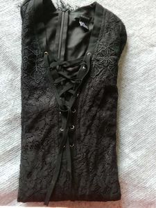 Black Lace Top