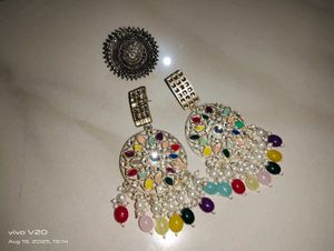 Statement Earrings &amp; Ring Set[Combo]🎉🎊