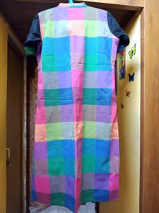 New Xxl Cotton Kurti Collared