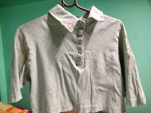 Crop tshirt 🍏Sage Green