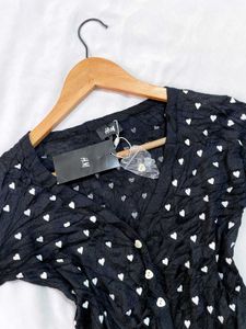 Pinterest H&amp;M Heart Print Cardigan D