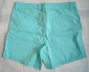 Mint Denim Shorts