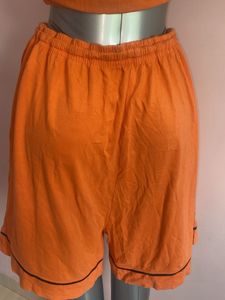 Orange &#34;Good Morning&#34; Pajama Set