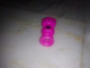 Pink Cat Toy Figure