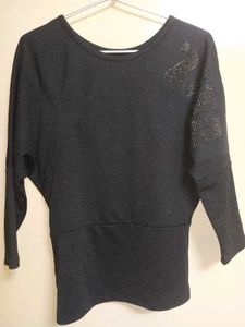 Black casual Top
