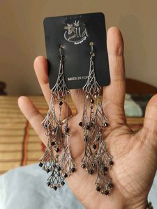 Set Of 4 Stunning Long Hanging Earrings