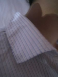 Blue White Linen Shirt