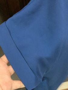 Navy Blue Georgette Shirt