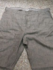 Beige Linen PARX pants
