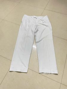 White Straight Leg Pants