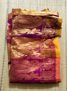 Two Cotton Silk Sarees without Blouse