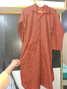 Leopard Print Button-Down Dress