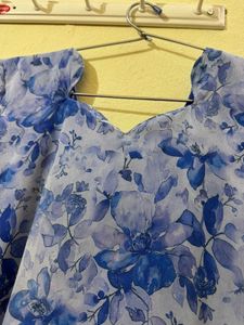Floral Print Kurta