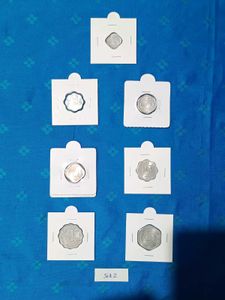 Indian Coin Set 1 - 20 Paise Aluminum UNC
